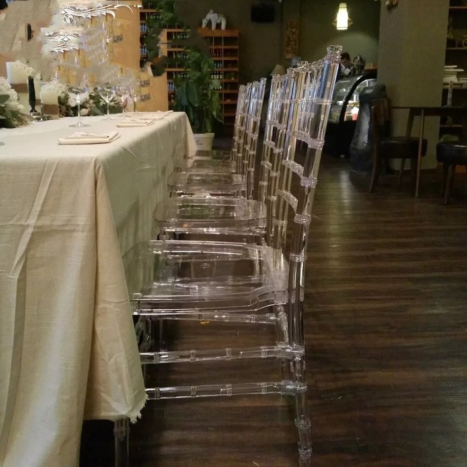 Mid Century Modern Nordic Throne Wedding Hotel Plastic Ghostrent    Event  Rental  Chairs Crystal Acrylic Dining Chair