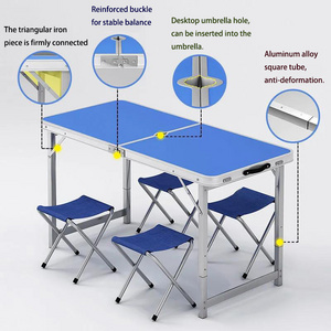 Lightweight Outdoor Portable Folding Picnic Table Outdoor Easy  Carrying Dinning Table Outdoor Suitcase Table