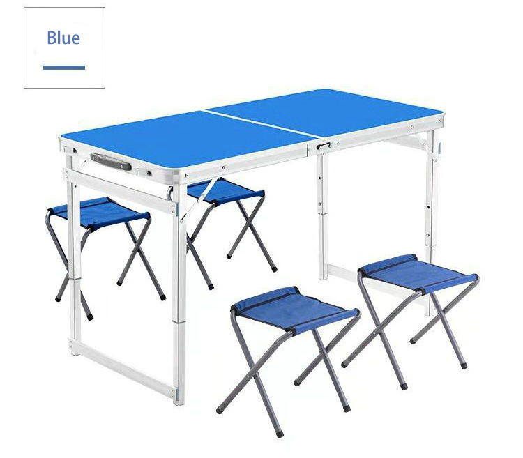 Lightweight Outdoor Portable Folding Picnic Table Outdoor Easy  Carrying Dinning Table Outdoor Suitcase Table