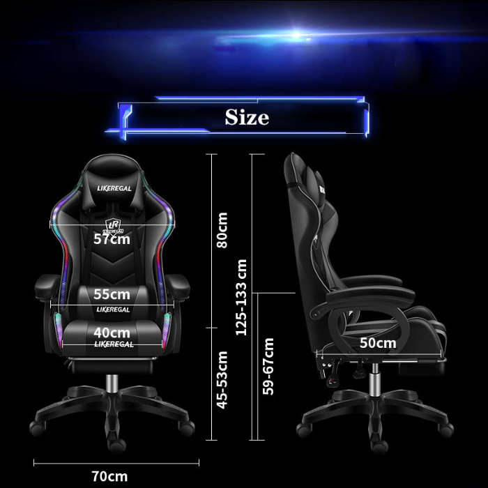 Cheap Boss Red And Black Pink PU Leather Silla Ergonomic Gamer Games Chair Racing Computer Gaming Office Chairs With Speakers