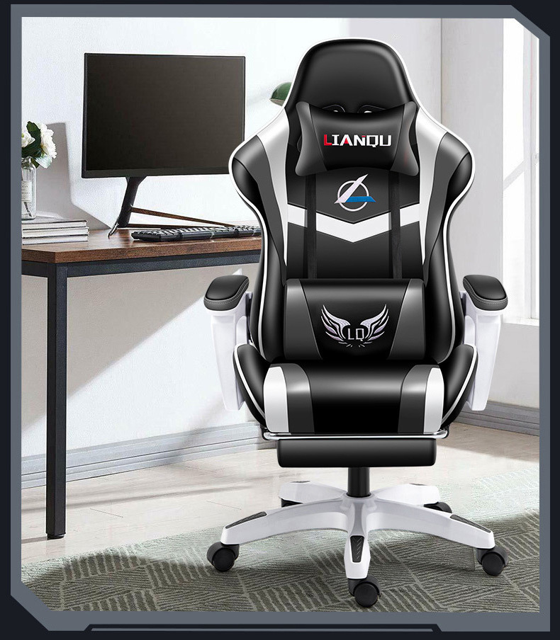 Fabric Pillow Gamer Chair Computer Racing Gaming Chair Hot Selling Professional Ergonomic Leather Minimalist PU Massage Chair /