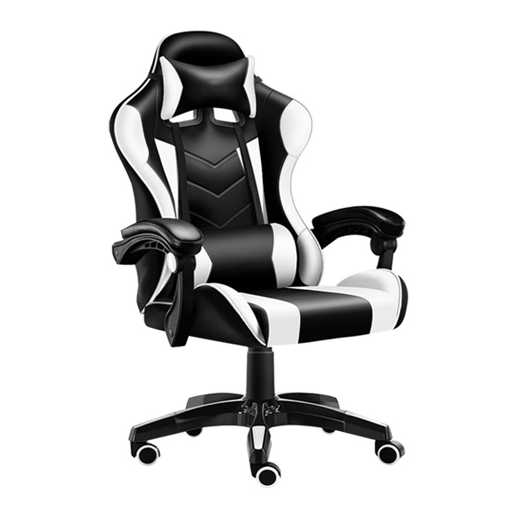 Cheap Boss Red And Black Pink PU Leather Silla Ergonomic Gamer Games Chair Racing Computer Gaming Office Chairs With Speakers