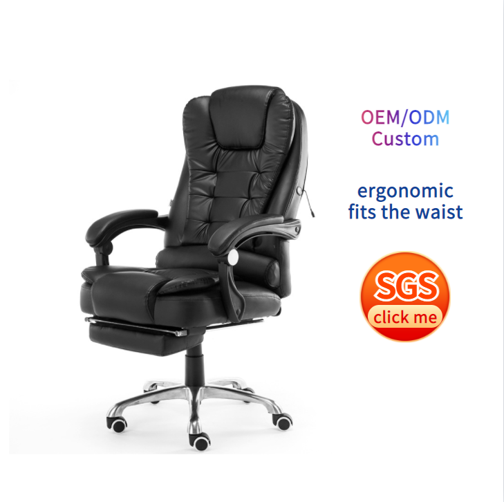 Cheap Leather Black Executive Swivel Office Chair Computer Silla Gamer Massager Ergonomic Recliner Gaming Comput Chairs