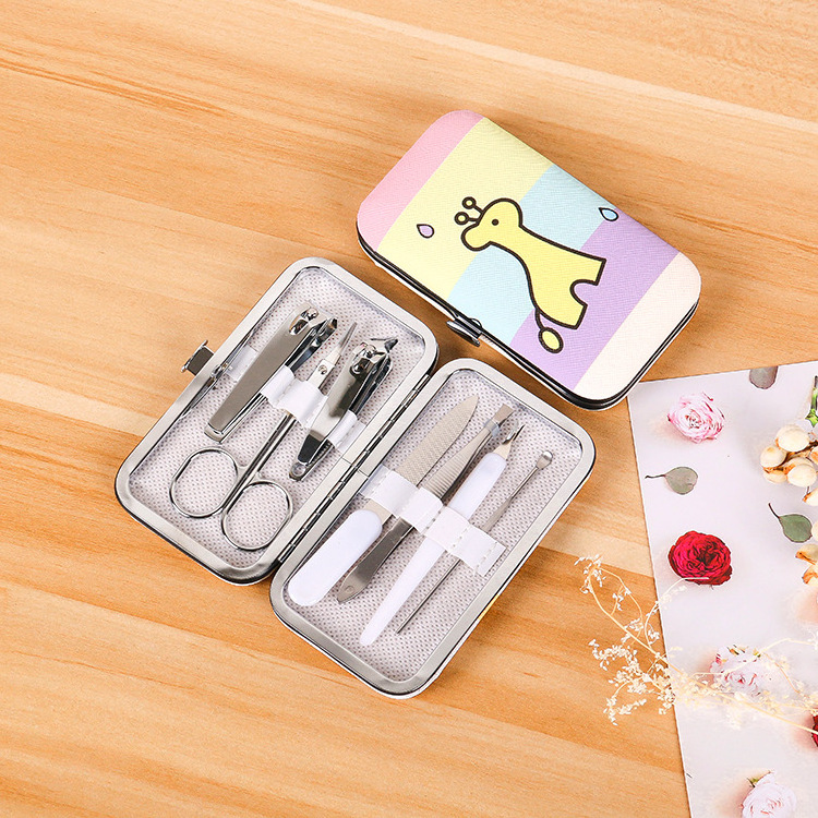 7 pcs manicure pedicure kit nail clipper kit