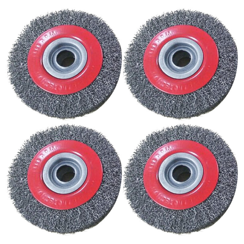 Stainless Steel Wire Brush Wheel Abrasive Wire Drawing Steel Wire Wheel Cup Brushes Polishing Finishing Wheel for Drill Rust Rem