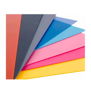 Opaque 1mm Solid Color Plastic Anti Static PVC Sheet