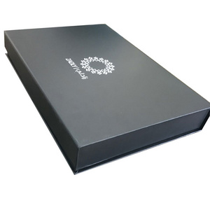 Custom printed waxed corrugated packaging cardboard shipping book type magnetic boxes packaging