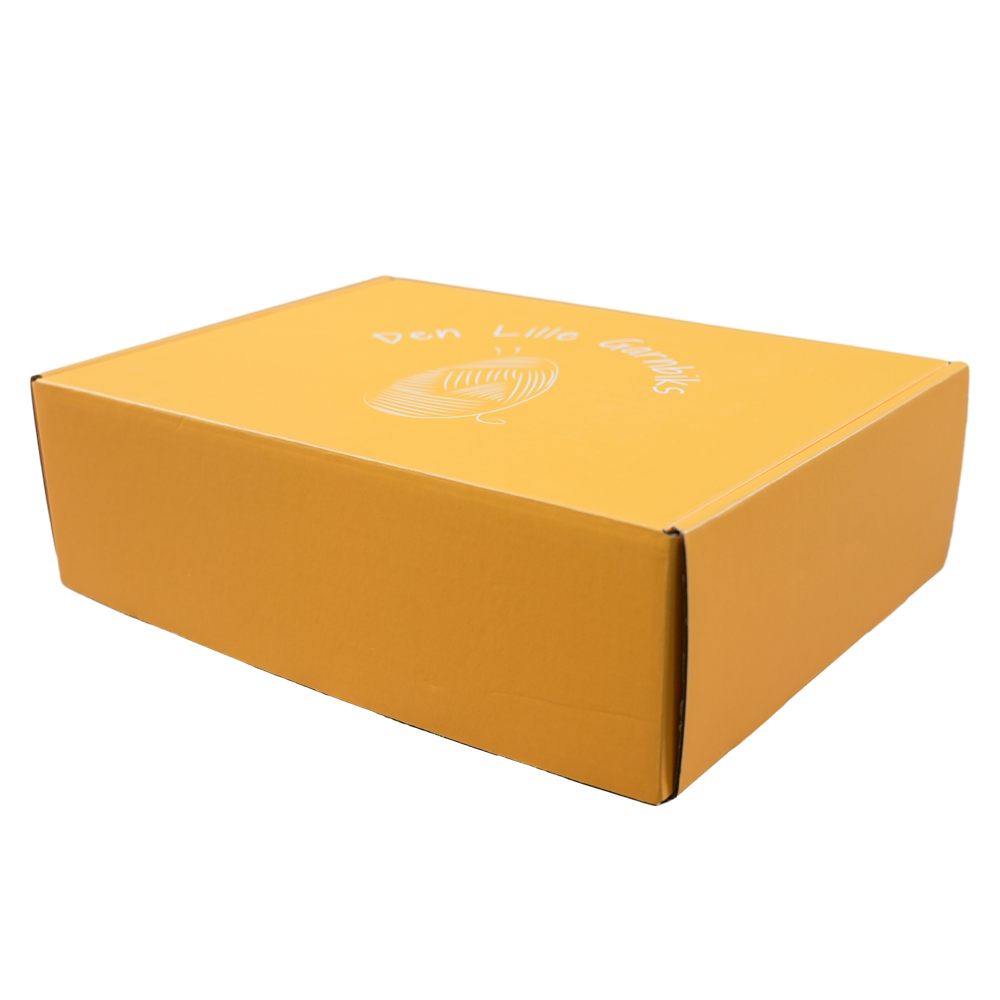 Custom Logo 28x28x8 Custom Large Orange Yellow Cheap Shipping Boxes with Logo Packaging