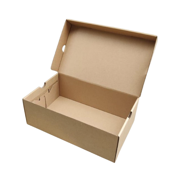 Gift Paper Delivery Box Corrugated Cardboard Orange Blank Carton Mailing Box Shoes Box For Shipping