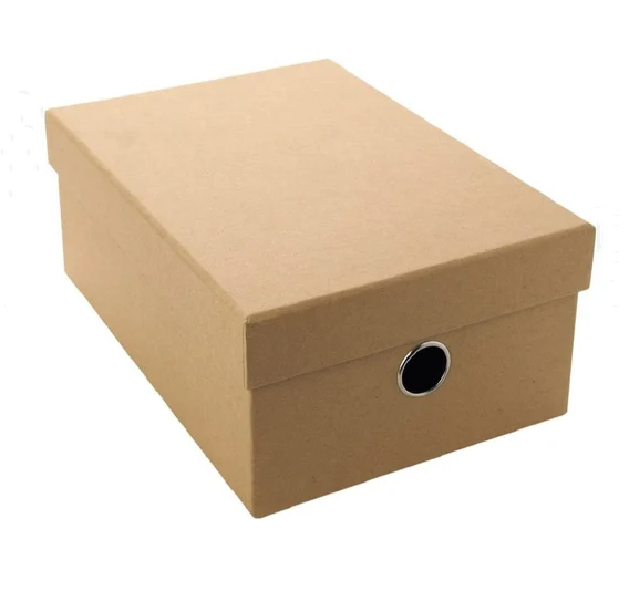 Gift Paper Delivery Box Corrugated Cardboard Orange Blank Carton Mailing Box Shoes Box For Shipping