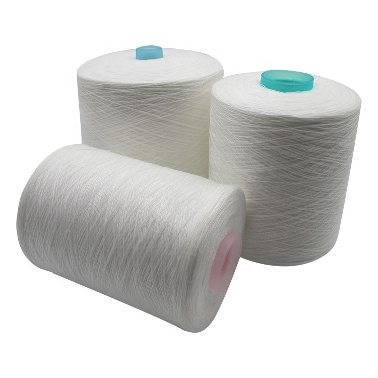 Spun Polyester 20/4 with Fiber 1.2D*38mm Bulky Yarn