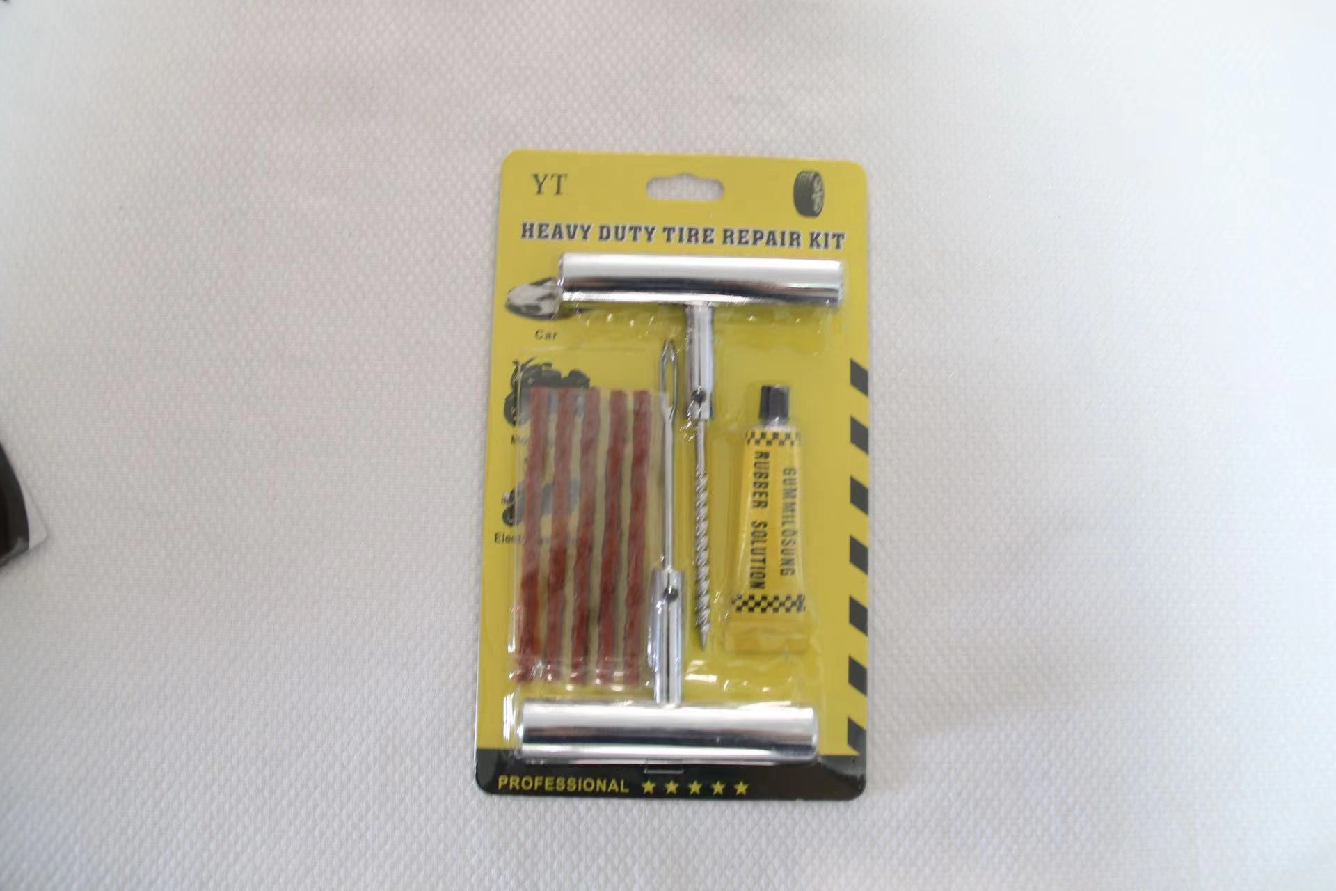 Tubeless Bike Tire Repair Kit, Fix and Plug Bicycle Tubeless Tire Punctures Fast, Easy to Use Flat Tire Repair Kit