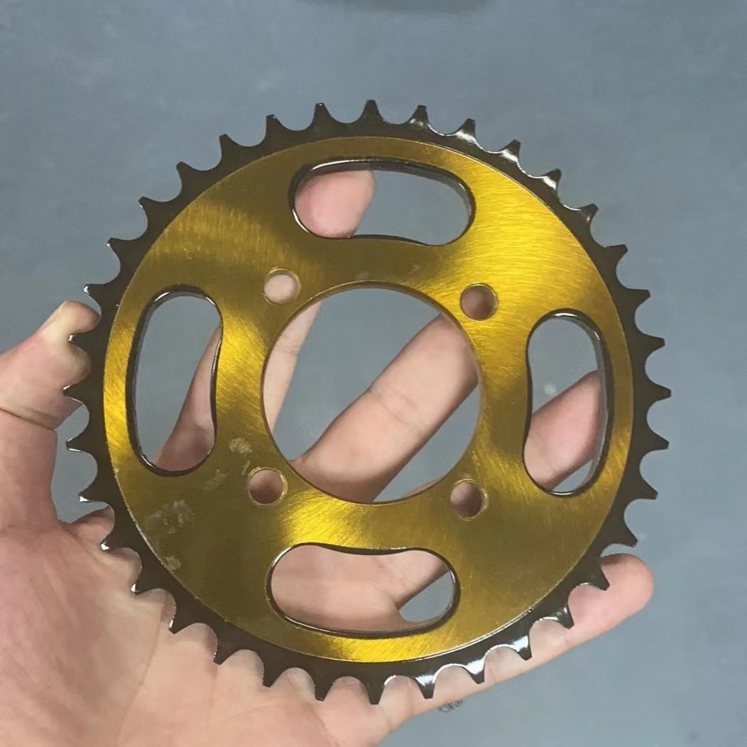 Motorcycle Transmission Parts 38t 15t 428-128 Chain  Motorcycle Sprocket Set for GN125 Motorcycle Parts