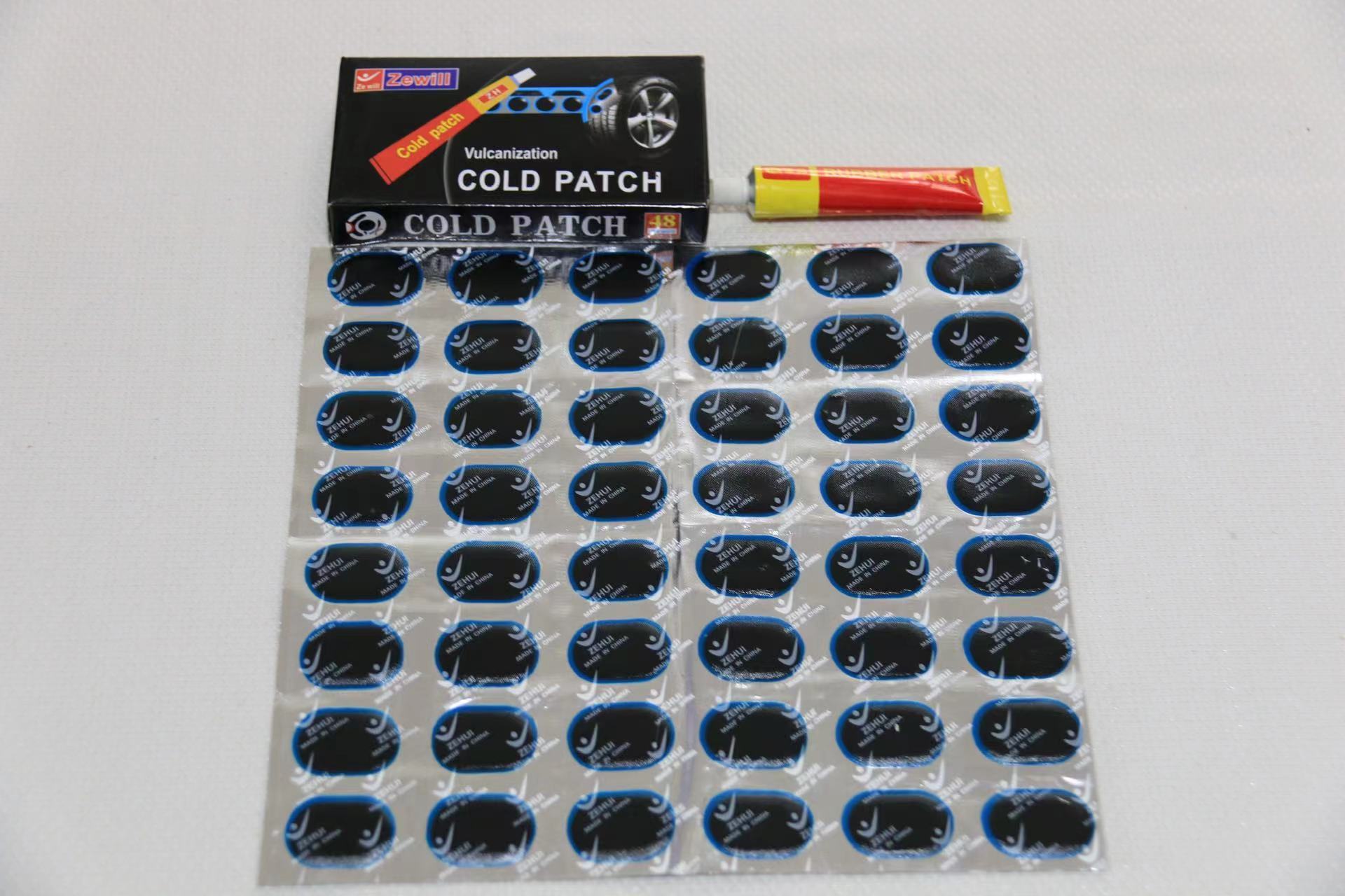 Motorcycle Parts Bike Bicycle Rubber Inner Tube Tire Tyre Cold Patches Puncture Repair Kit