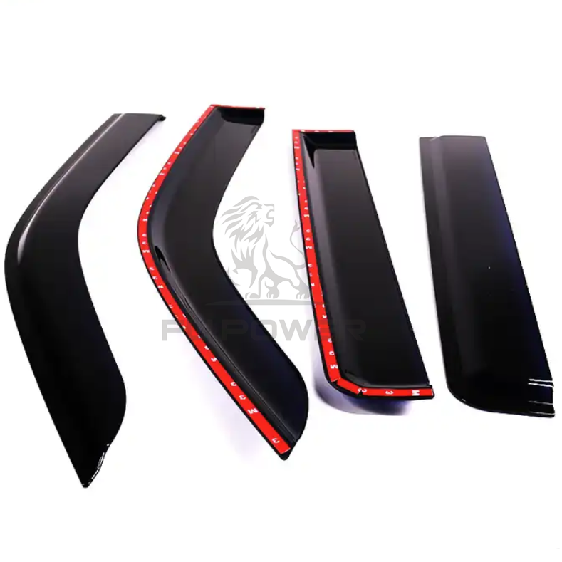 Window Wind Deflector Door Visor Rain Sun Guard Vent For Toyota Landcruiser Prado 120 Series 03-09 4pcs