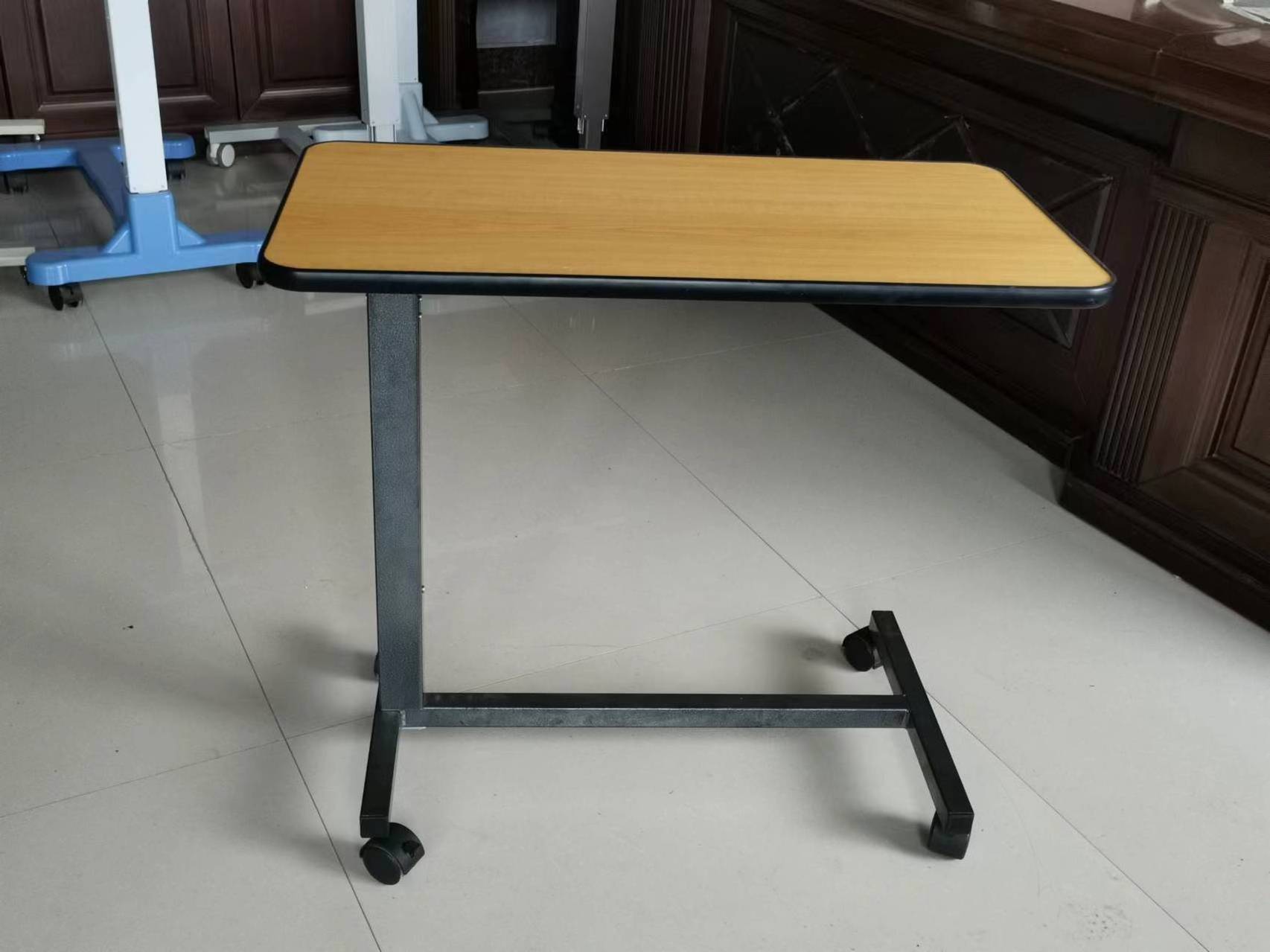 Med table Desk Adjustable Hospital    high quality clinic movable hospital furniture medical adjustable over bed rolling table