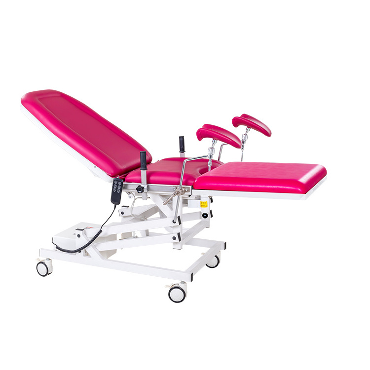 Examination Chair With Stirrup Portable Gynecology Delivery Medical For Gyno Exam Gynecologist Gynecological Operating Table