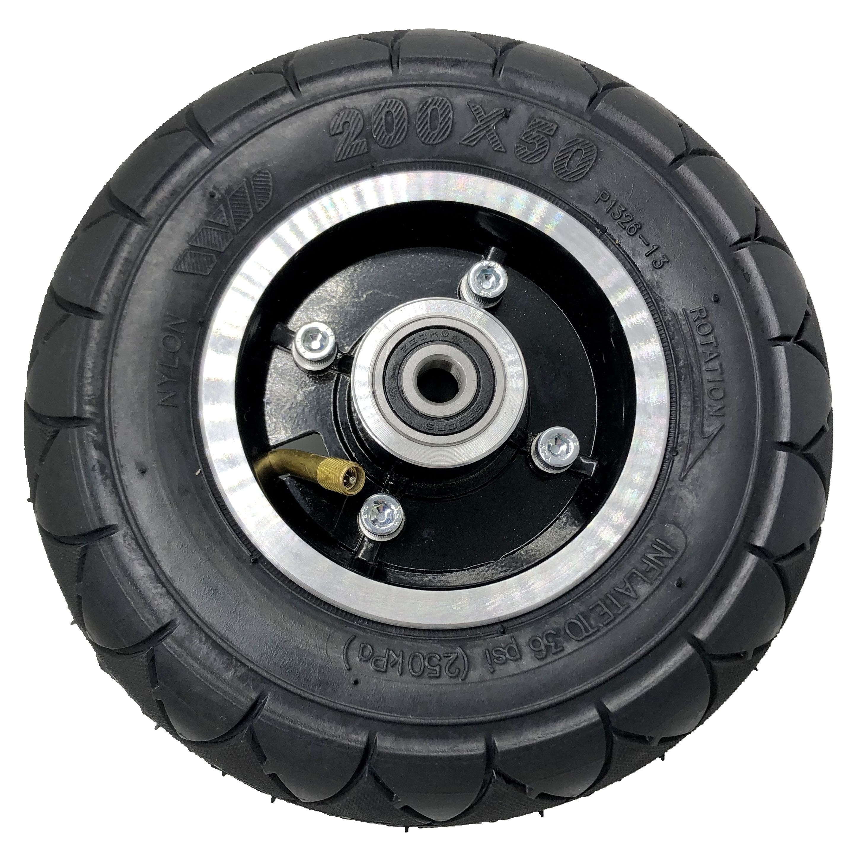 Chinese tire brands 200x50 Electric Scooter Rear Tires Rim Wheels Aluminum Rear Wheel Hub 8 inch scooter tire