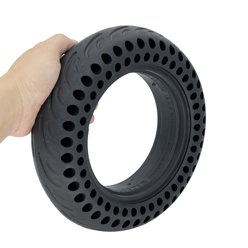 10 inch rubber wheel 70/65-6.5 honeycomb airless tyre spare parts 255x70 Explosion-Proof tire