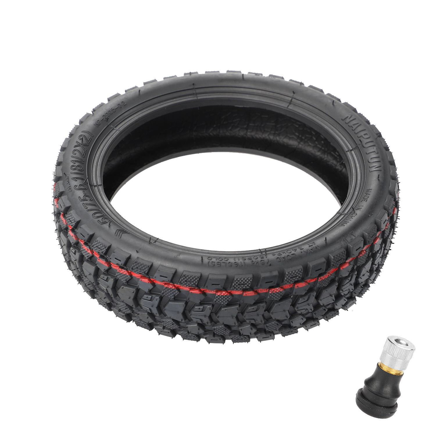 8.5 inch off-road vacuum tire 50/75-6.1 (8 1/2x2) millet scooter Antiskid explosion-proof thickened tire