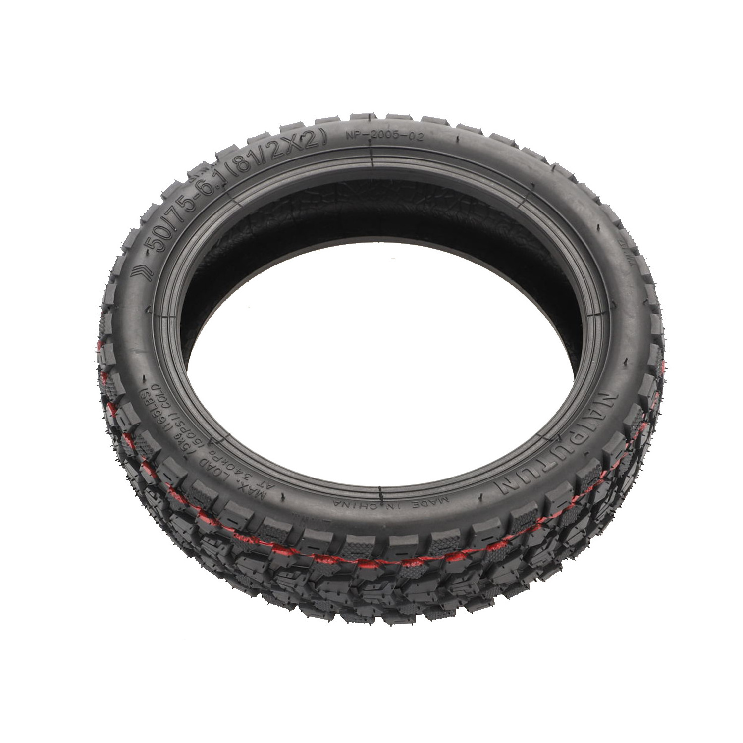 8.5 inch off-road vacuum tire 50/75-6.1 (8 1/2x2) millet scooter Antiskid explosion-proof thickened tire