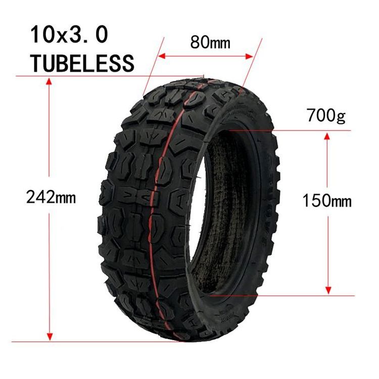 High quality tyre 10x3.0 off road outer tire for KUGOO M4 PRO Electric Scooter Grace 10 Zero 10X