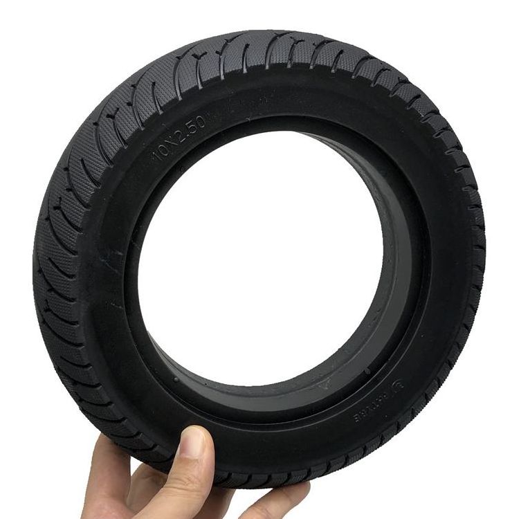 10 inch tyre polyurethane rubber tyre 10x2.50 solid tyre for electric scooters