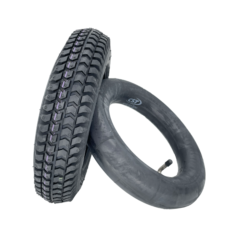 3.00-8 outer tire and inner tube 12 inch CST rubber Tire for for electric vehicles