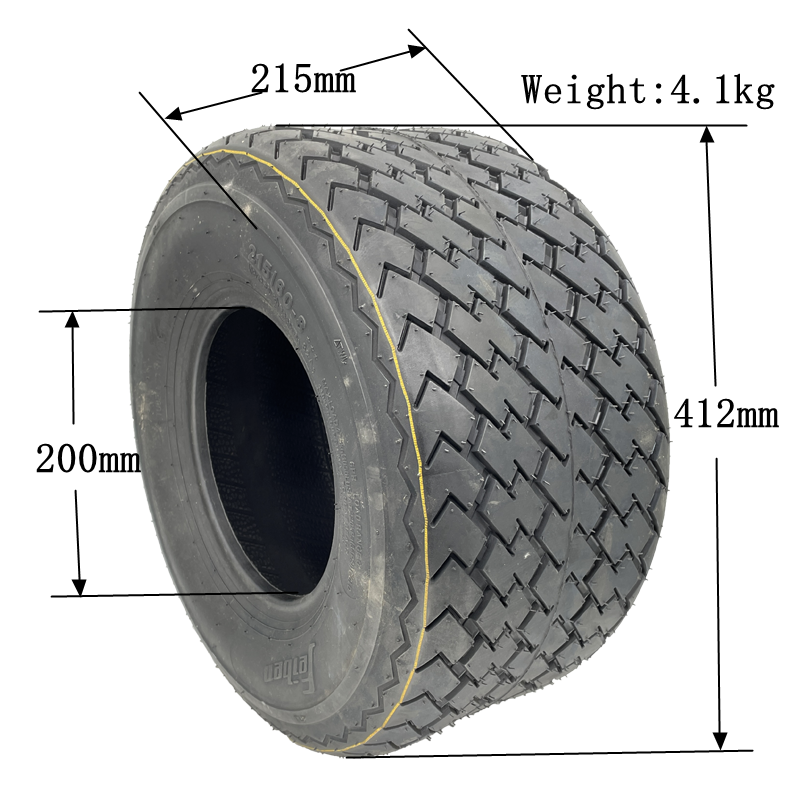 18x8.5-8 tubeless tire  6PR 18 inch Durable rubber wheels for golf car tires