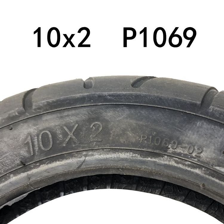 Wanda 10*2 P1069 black Tire with 156mm for 10 inch M365 and Pro Electric Scooter/Wanda 1069 TIre for refitting M365