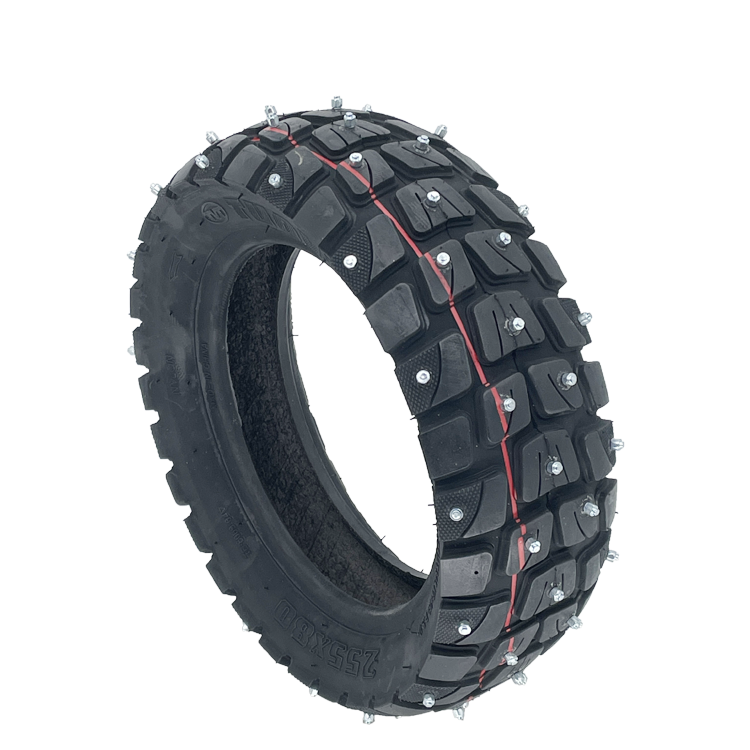 TUOVT snow tire and inner tube 10 inch snow tyre 255x80 tire for zero10X electric scooter