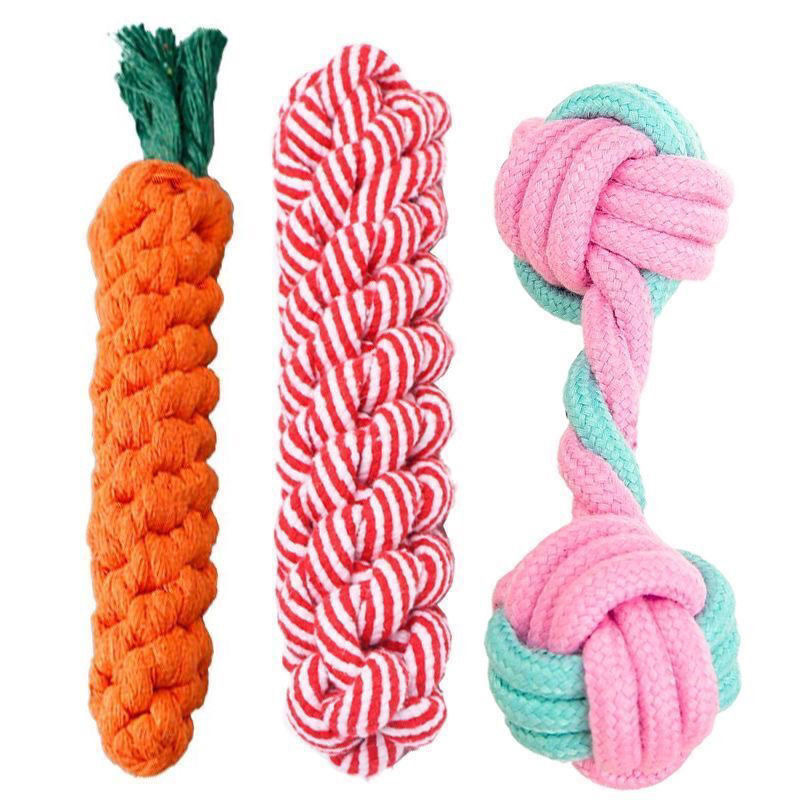 Manufacturers design webbing rope ring shape drag molars dog toys pet dog toys