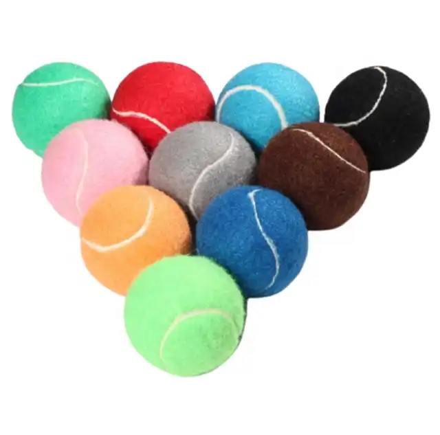 Eco-friendly Rubber Pet Tennis Balls for Dogs Pet Outdoor Dog Toys for Exercise Training