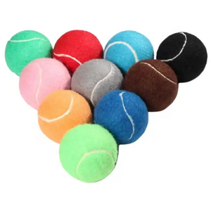 Eco-friendly Rubber Pet Tennis Balls for Dogs Pet Outdoor Dog Toys for Exercise Training