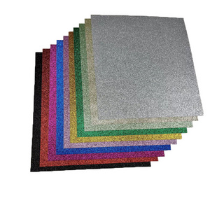 High Quality Hot-selling Cardstock Craft Sticker Adhesive Gift Wrapping Cardboard Custom Glitter Paper Sheet