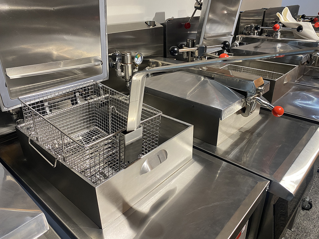 henny penny electric industrial double commercial chicken fryer equipment in burger king/french fries machine