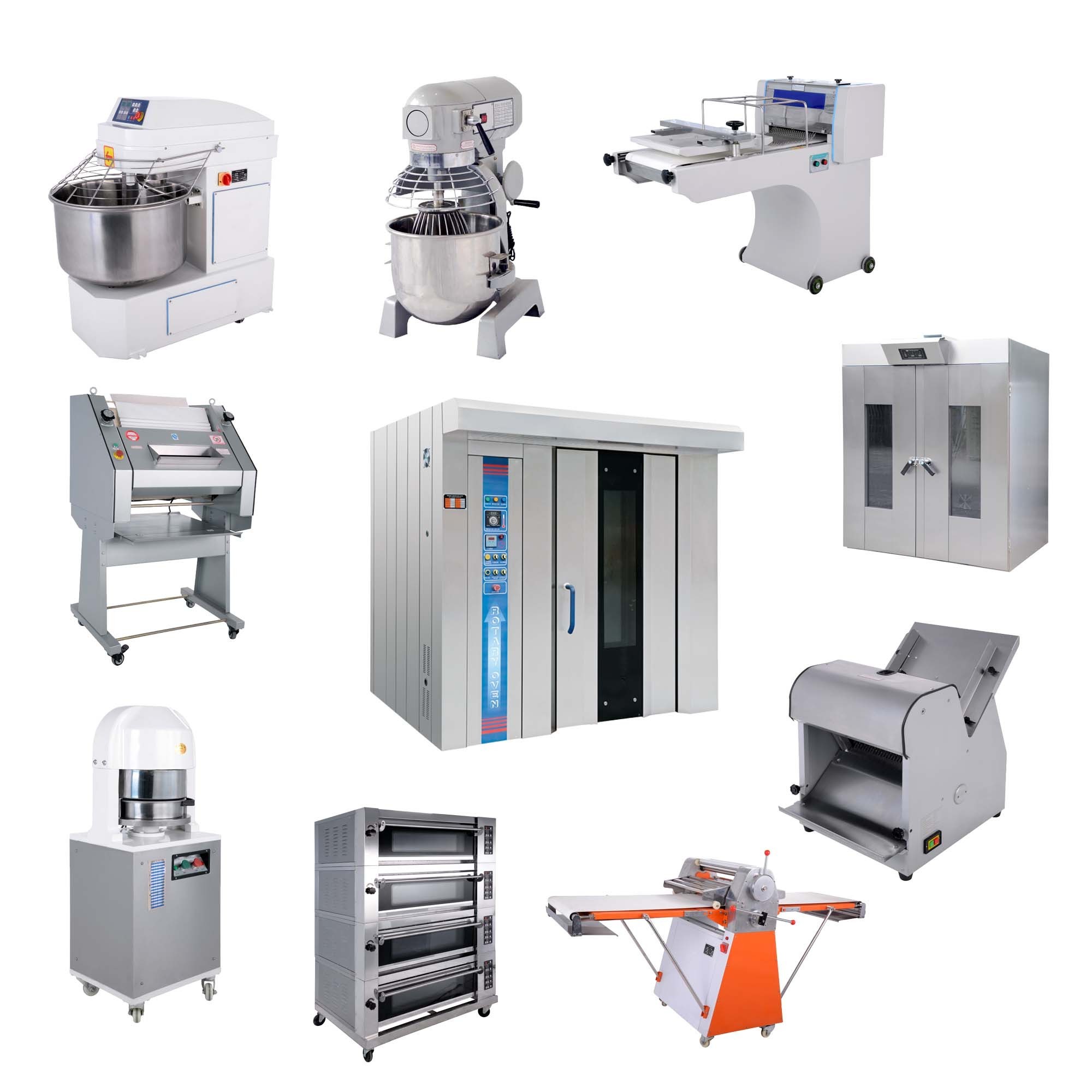 Yzd-100ad  Bakery Automatic Gas Diesel Electric Factory Gas 32 Trays Rotating Bakery Oven 2013 New Product