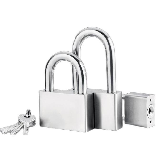 60mm square locks waterproof lock for outdoor Candado Marine Pad Lock Candados Padlocks Warehouse Stainless Steel Padlock