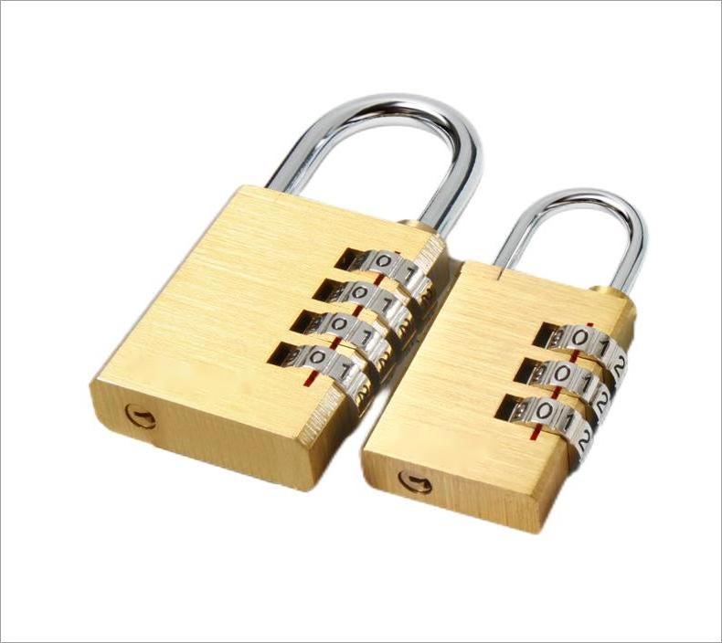 High Security Brass Lock 40mm Combination Padlock brass digital security pad lock