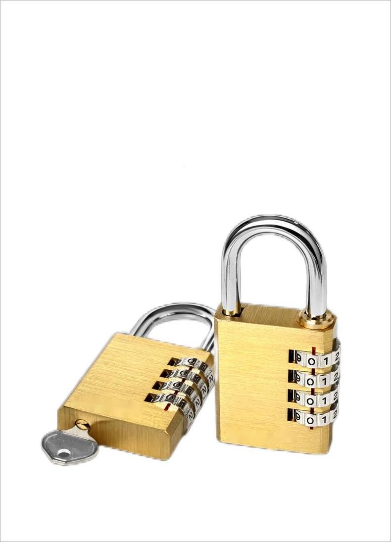 High Security Brass Lock 40mm Combination Padlock brass digital security pad lock