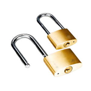 70MM High Quality  Heavry Duty Long Shackle Removable Cylinder Safety Lockout 70mm Rectangular Brass Padlock