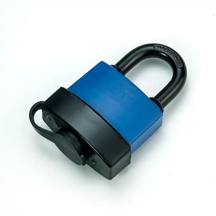 High Quality ABS  Plastic PVC Covered Iron Padlocks 60 mm Security Padlock With Unique Keys Padlock Lock