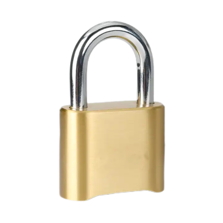 52MM Bottom Password Lock High Quality Top Security Lock Outdoor  Code Cabinet Solid Brass Combination Padlock