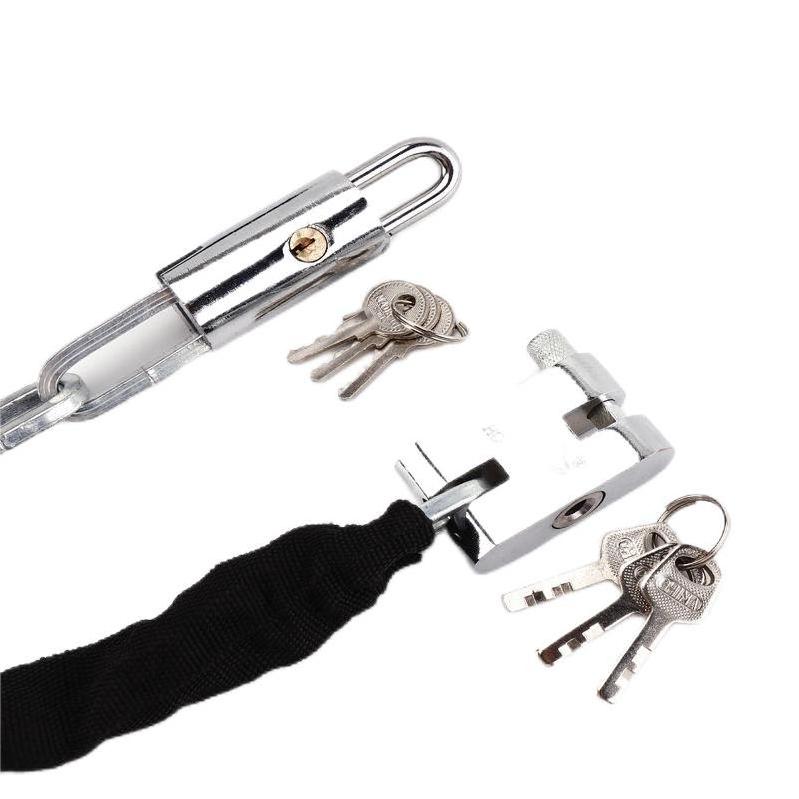 Heavy Duty Universal Security Bicycle Key Chain Lock Anti-theft For Door Motor Bicycle Padlock