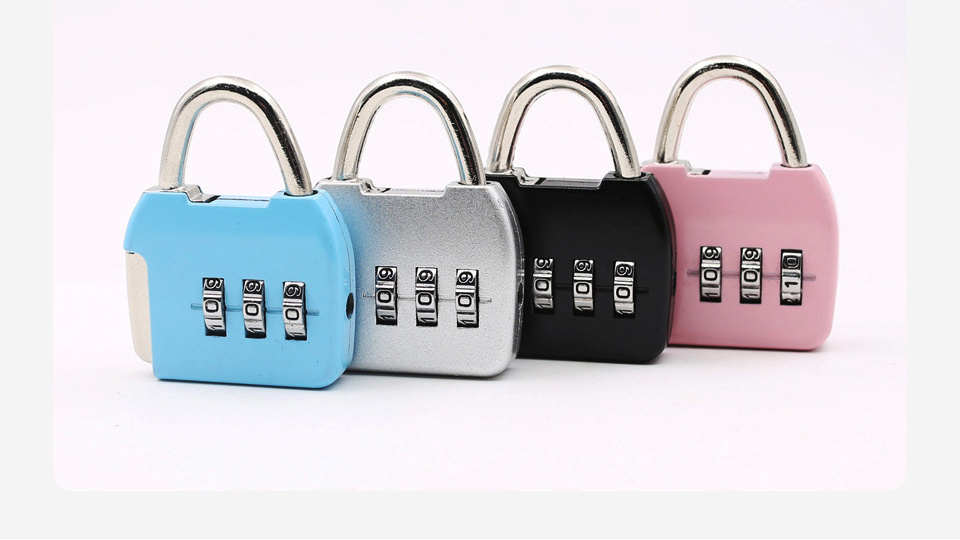 Wholesale Password Lock Upgrade Zinc Alloy Backpack Bag Small Password Lock Mini Gift Password Padlock