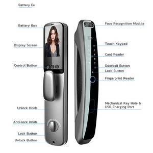 GCS Tuya WIFI App High Security Fully Automatic Intelligent Lock Automatic Intelligent Door Lock Electronic Door Lock