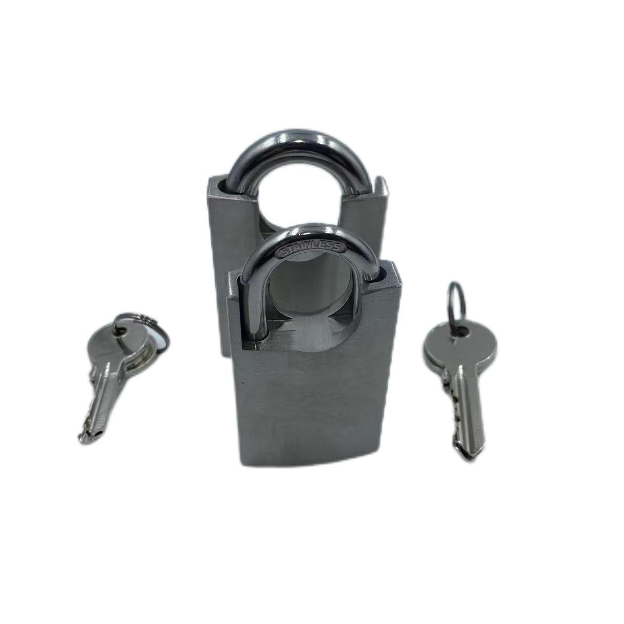 Cheap and Popular  Factory Wholesale SUS 304 Stainless Steel Shackle Protected Padlock