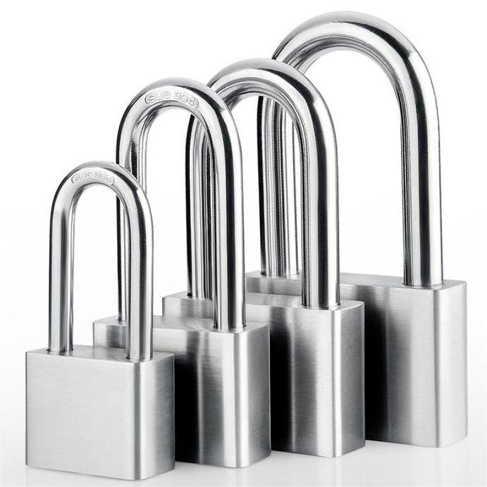 60mm square locks waterproof lock for outdoor Candado Marine Pad Lock Candados Padlocks Warehouse Stainless Steel Padlock