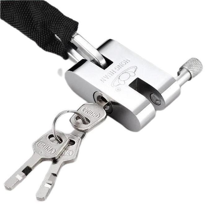 High Quality Anti-shear Chain Bike Lock  Steel Cable Lock Anti-theft Motorcycle Chain Bike Lock