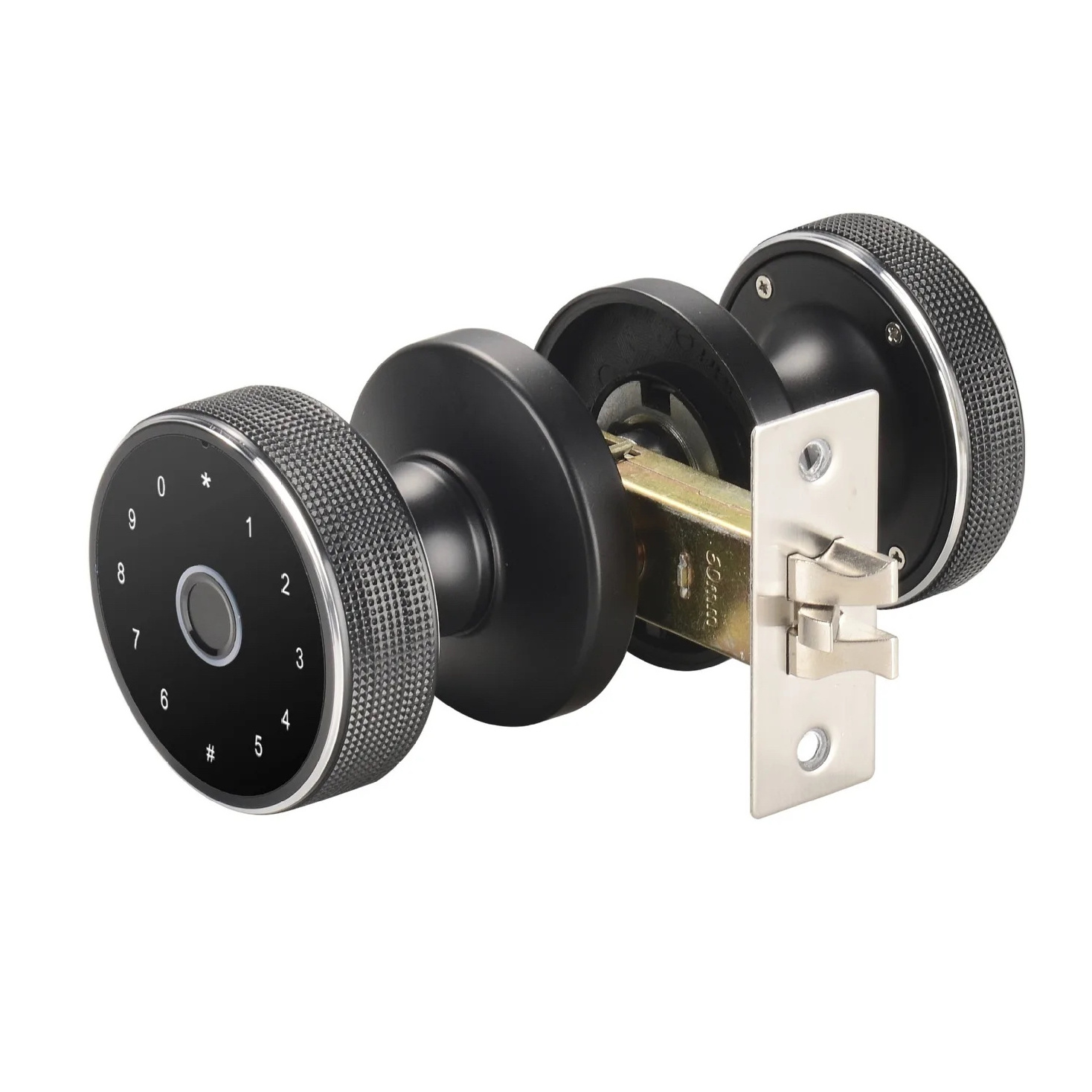 GCS circular knob intelligent lock Tuya application security digital intelligent fingerprint biometric door lock